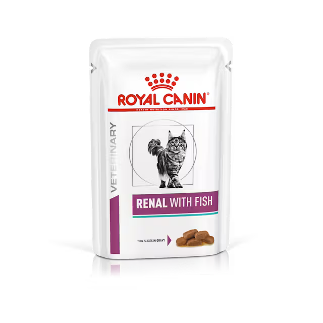 Royal Canin Veterinary Renal con Atún en Salsa 85 g Sobre Húmedo para Gatos al mejor precio -Todoanimal.es