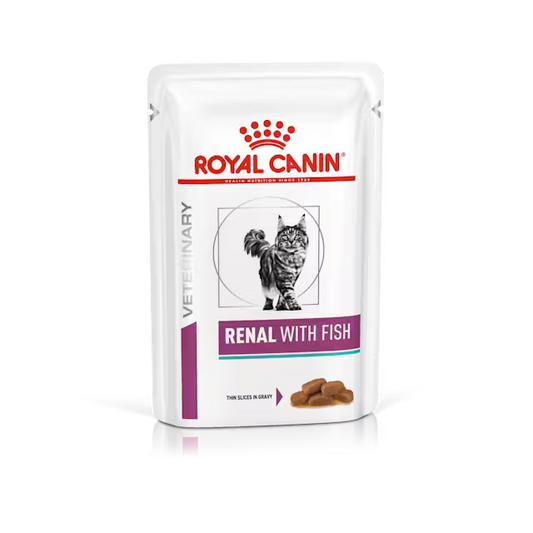 Royal Canin Veterinary Renal con Atún en Salsa 85 g Sobre Húmedo para Gatos al mejor precio -Todoanimal.es