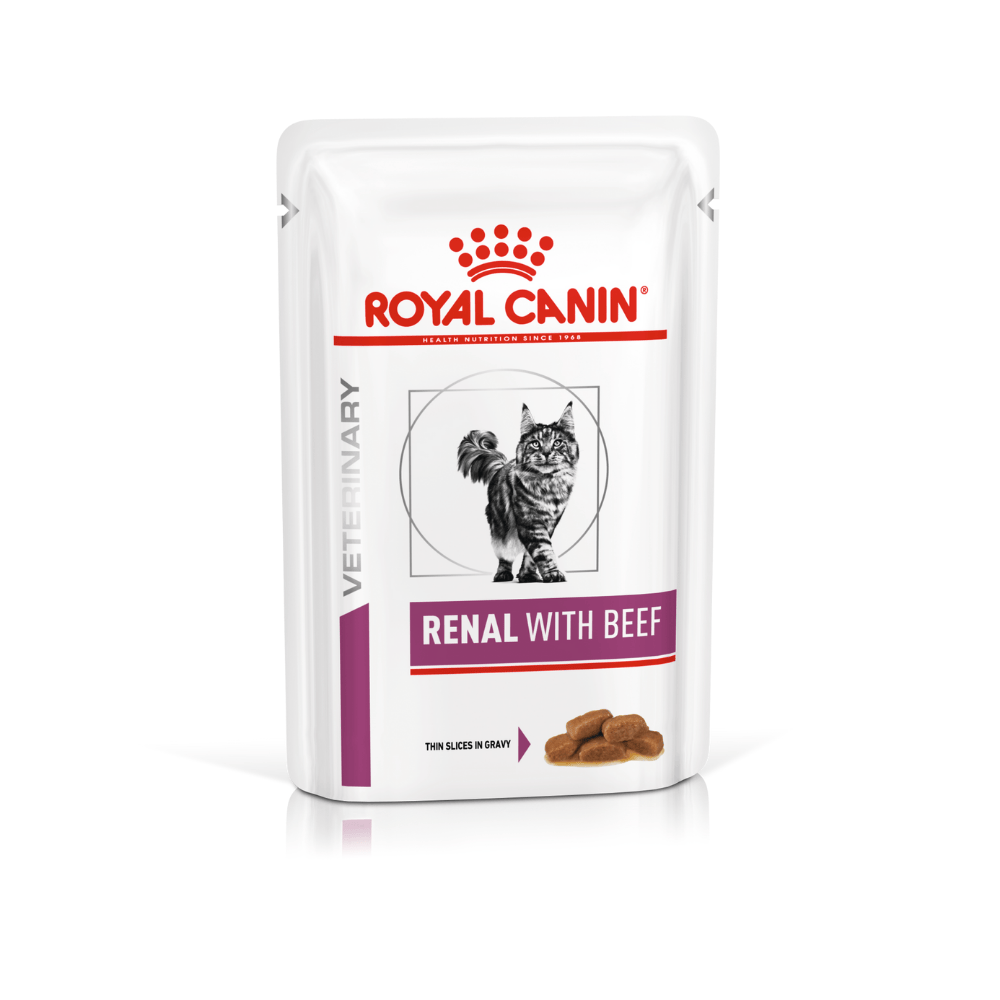 Royal Canin Veterinary Renal con Buey Sobre 85 g Comida Húmeda para Gatos al mejor precio -Todoanimal.es