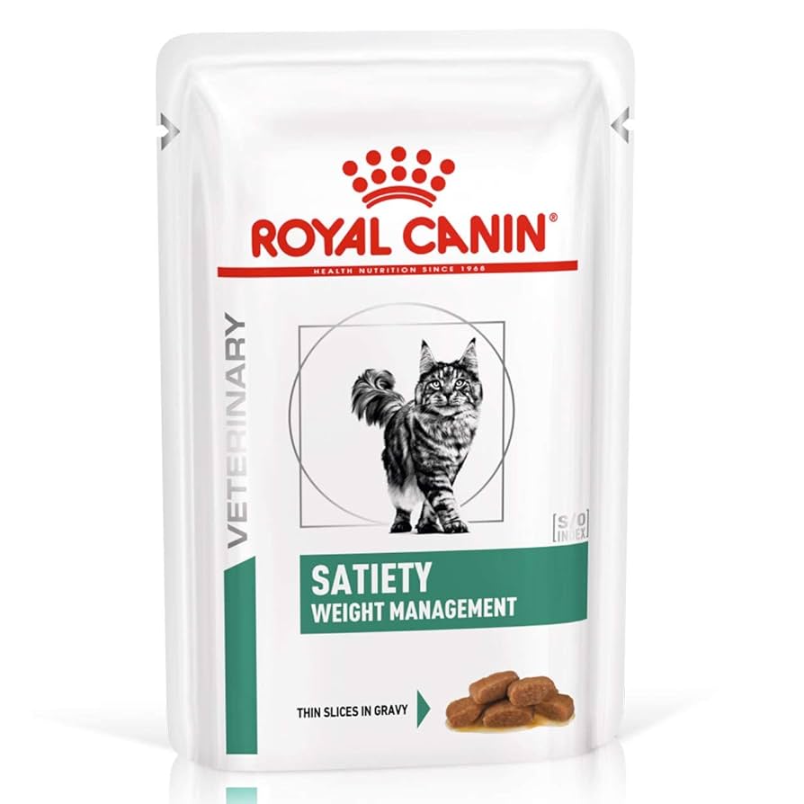 Royal Canin Veterinary Satiety Weight Management Finas Láminas en Salsa 85 g Húmedo para Gatos al mejor precio -Todoanimal.es