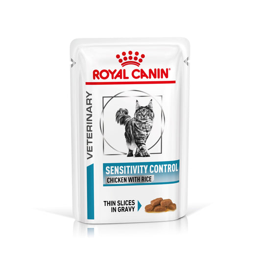 Royal Canin Veterinary Sensitivity Control Pollo & Arroz Sobre 85 g Húmedo para Gatos al mejor precio -Todoanimal.es