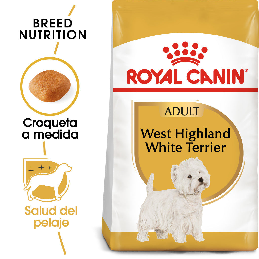 Royal Canin West Highland White Terrier Adulto Pienso para Perros de Raza al mejor precio -Todoanimal.es
