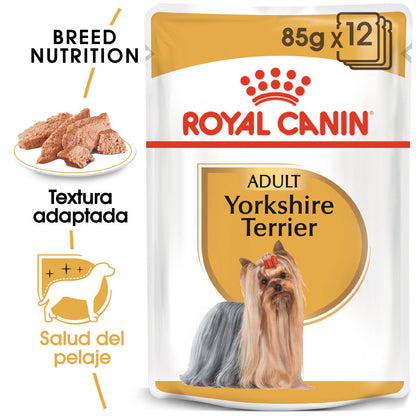 Royal Canin Yorkshire Paté Adulto 85 g Comida Húmeda para Perros al mejor precio -Todoanimal.es