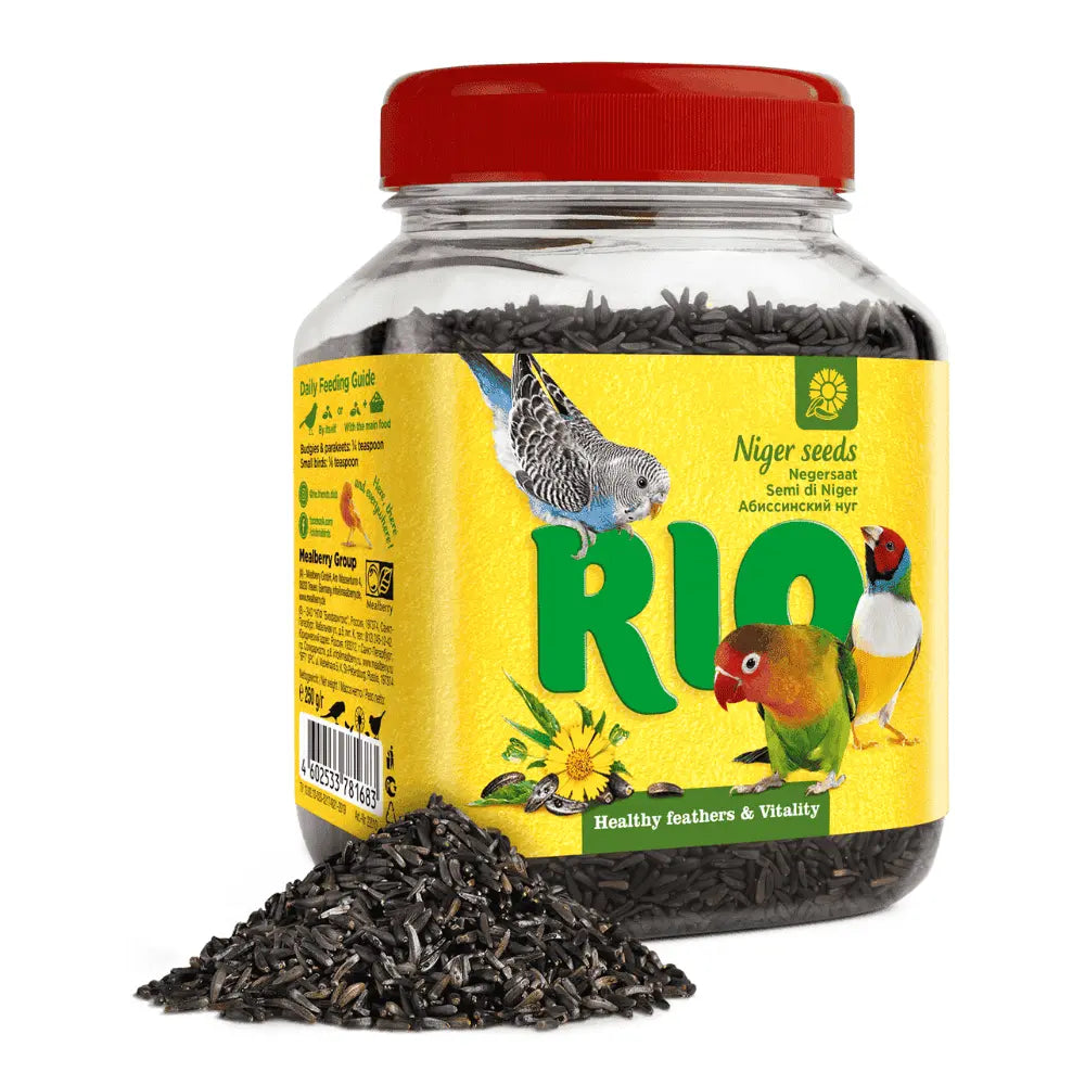 SEMILLAS DE NIGER PARA TODAS LAS AVES 250GR RIO DISTRIVET S.L.