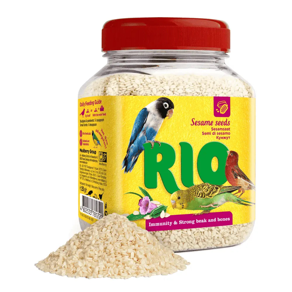 SEMILLAS DE SESAMO PARA TODAS LAS AVES 250GR RIO DISTRIVET S.L.