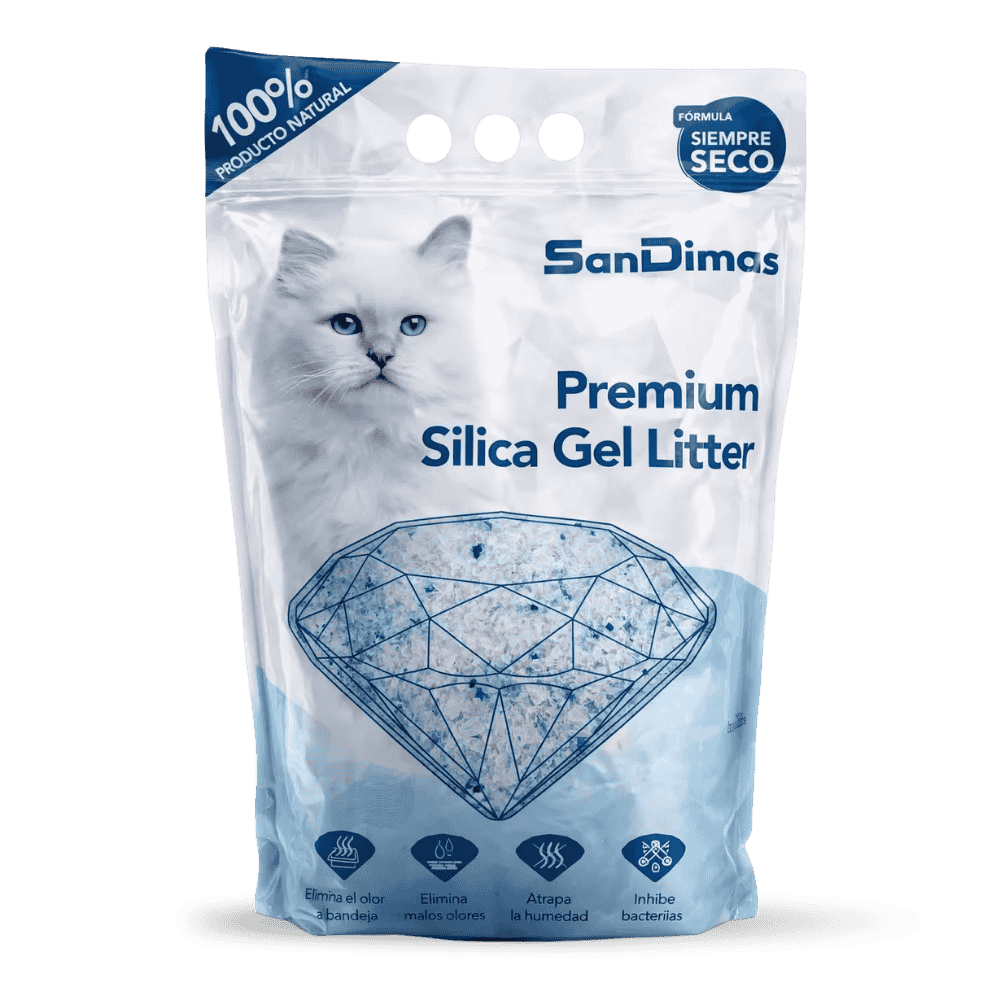 Sandimas Perlas Silice 3,8L (1,7 kg) para Gatos al mejor precio -Todoanimal.es