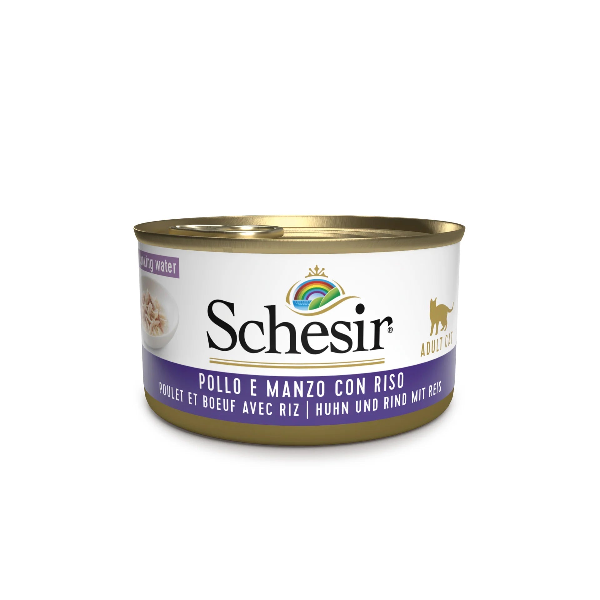 Schesir Lata Comida Húmeda para Gato 85 g al mejor precio -Todoanimal.es