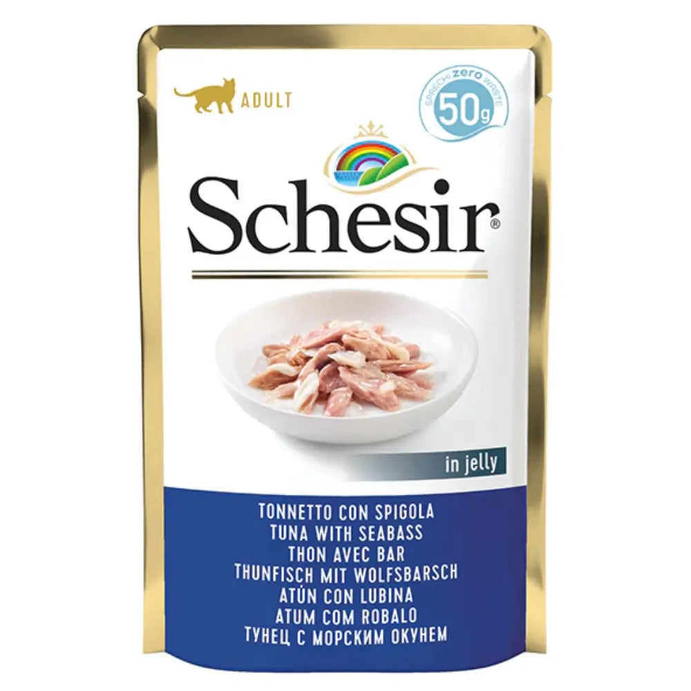 Schesir Sobres Gato 85 g Atún & Lubina al mejor precio -Todoanimal.es