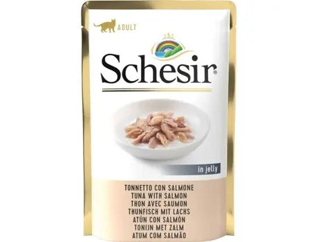 Schesir Sobres Gato 85Gr Atun & Salmon