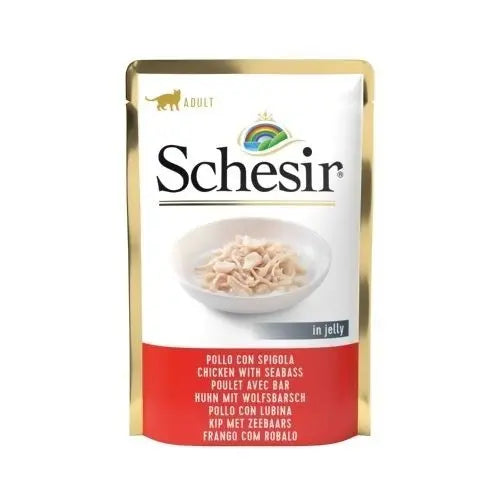 Schesir Sobres Gato 85Gr Pollo & Lubina - Precios Más Baratos - Todoanimal