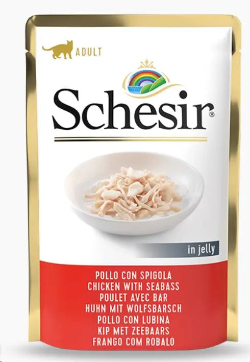 Schesir Sobres Gato 85Gr Pollo & Lubina - Precios Más Baratos - Todoanimal