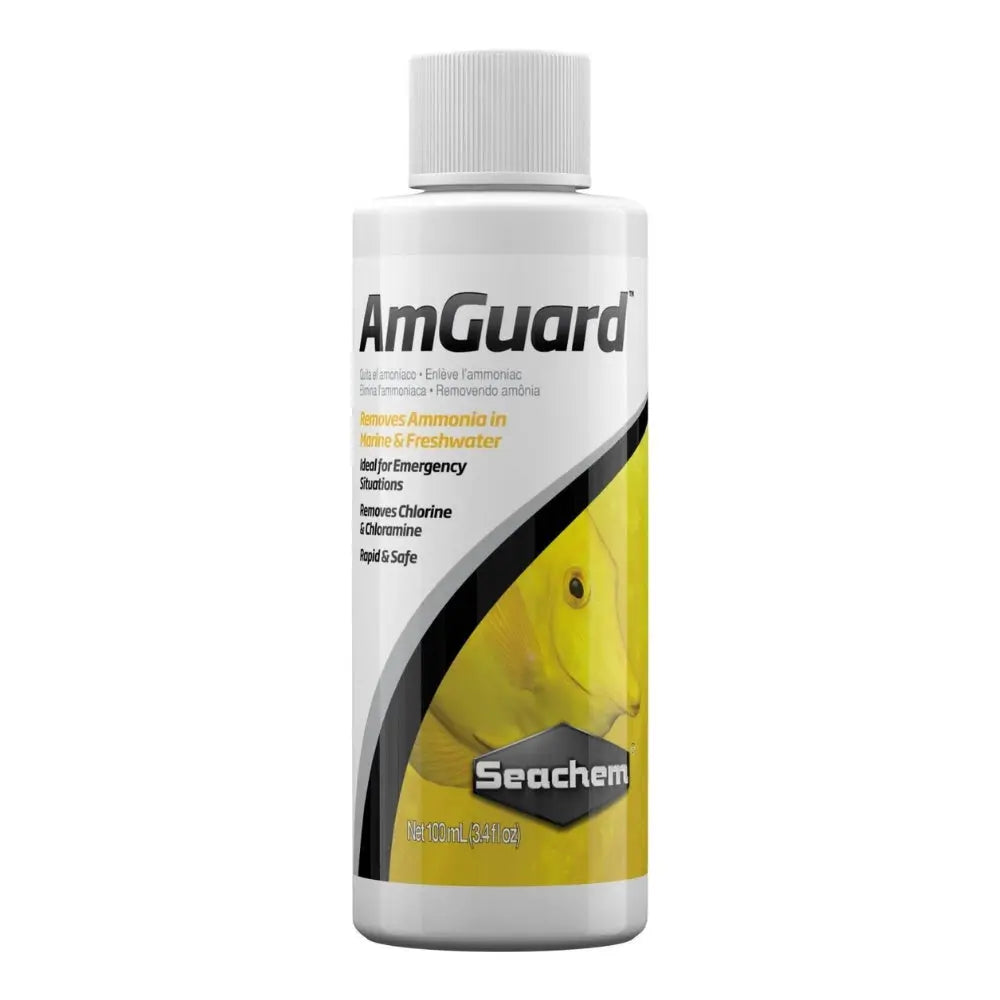 Seachem Amguard 100 ml Tratamiento Purificador de Agua para Acuarios Rápida Acción al mejor precio -Todoanimal.es