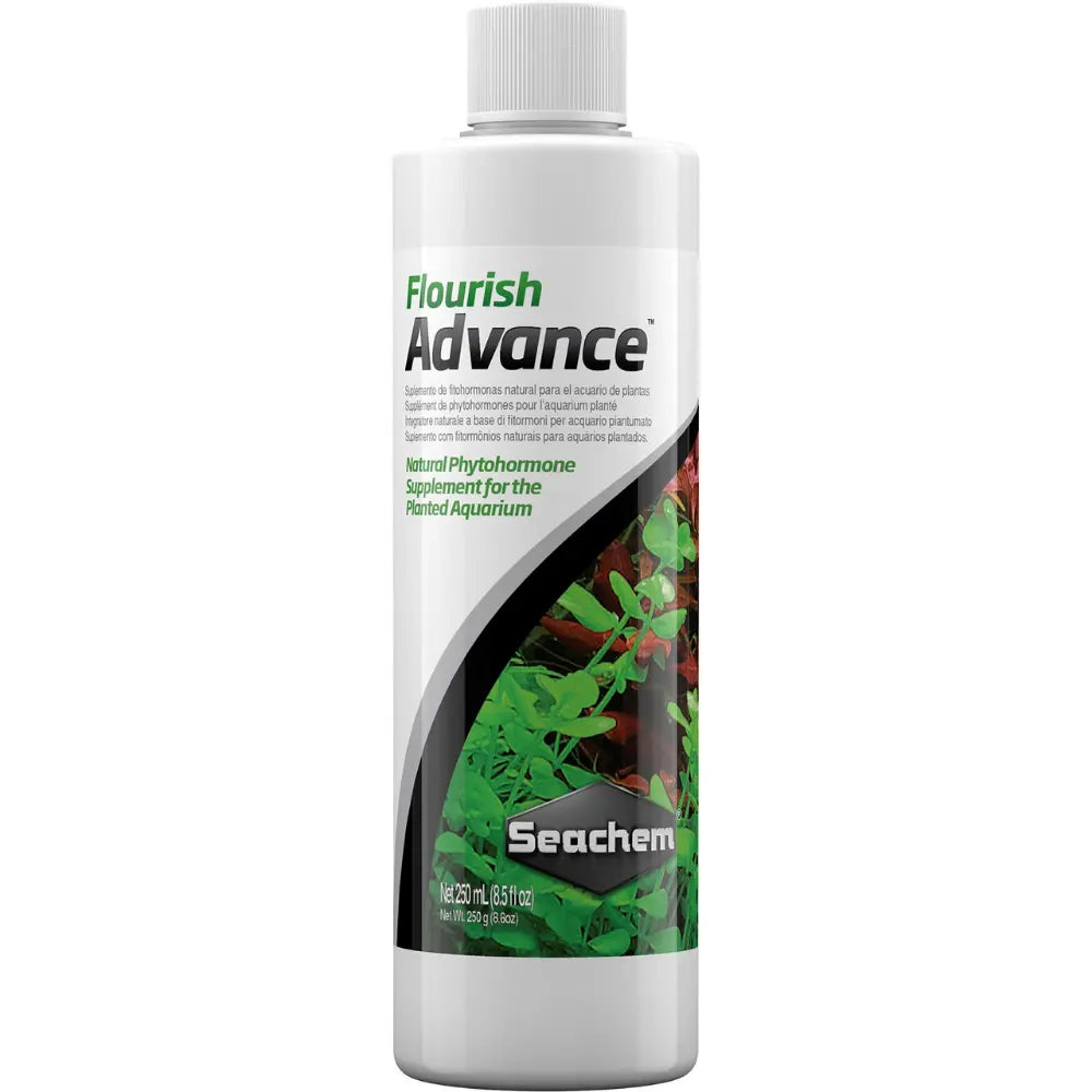 Seachem Flourish Advance 250 ml Suplemento de Fitohormonas, Minerales y Nutrientes para Acuarios al mejor precio -Todoanimal.es