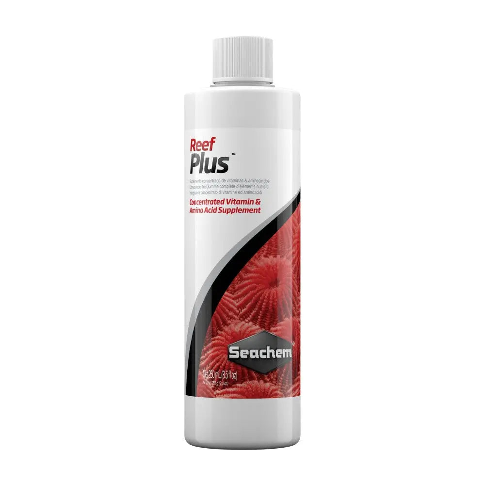 Seachem Reef Plus Vitamina, Minerales y Aminoácidos para Acuarios de Agua Marina al mejor precio -Todoanimal.es