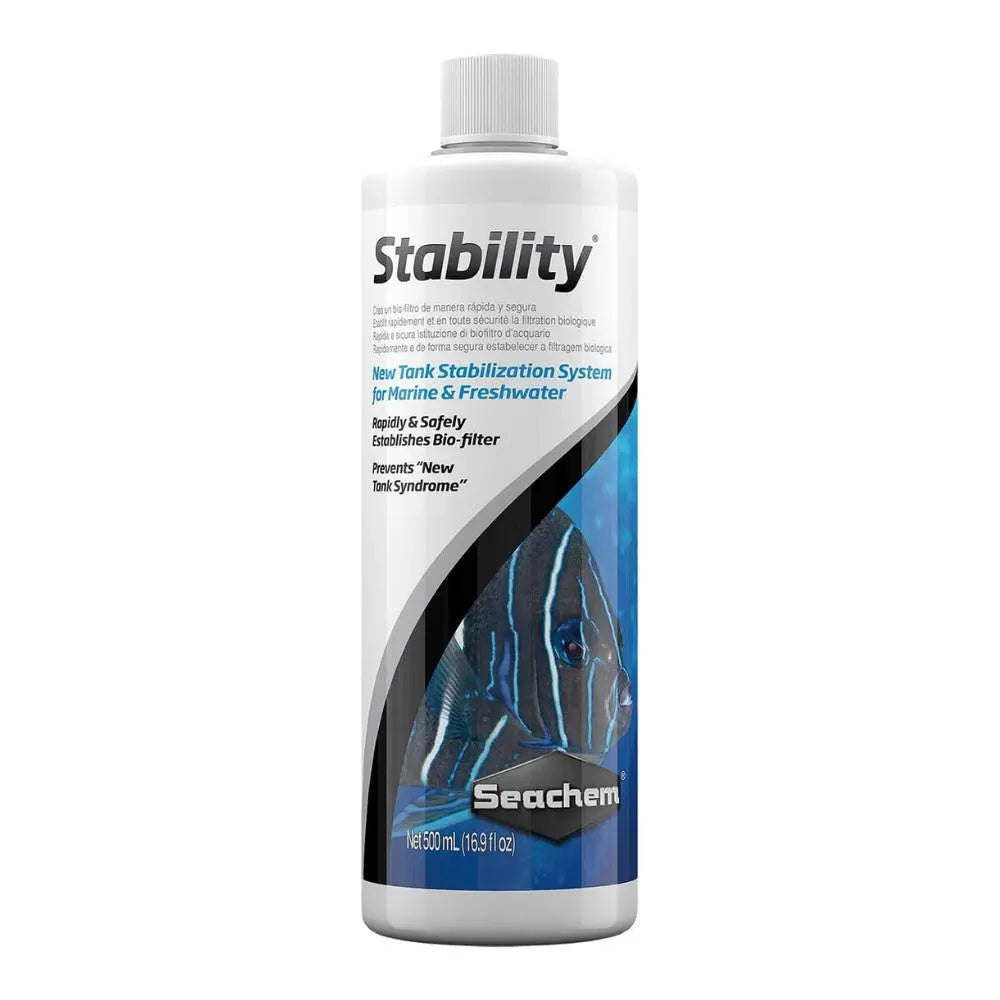Seachem Stability 500 ml Bacterias Beneficiosas para Agua Dulce y Salada al mejor precio -Todoanimal.es