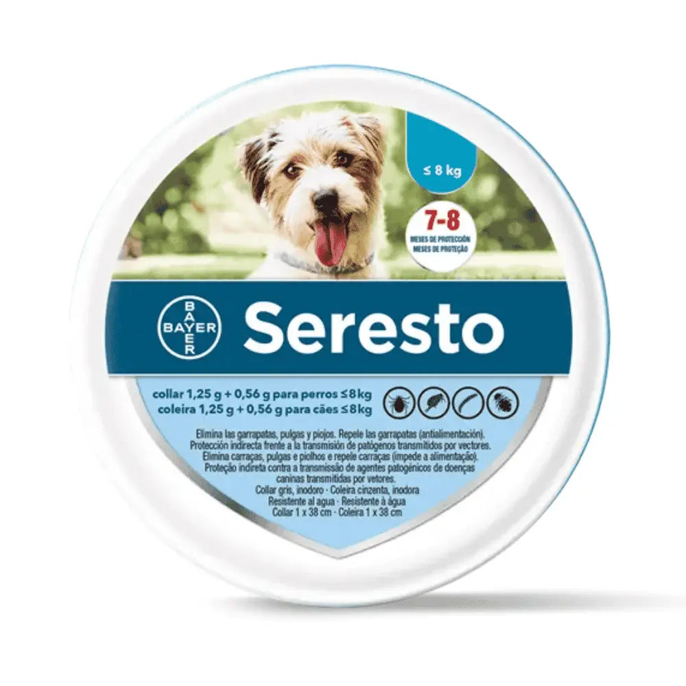 Seresto Collar Antiparasitario para Perros - Protección ante pulgas, garrapatas y mosquitos Seresto