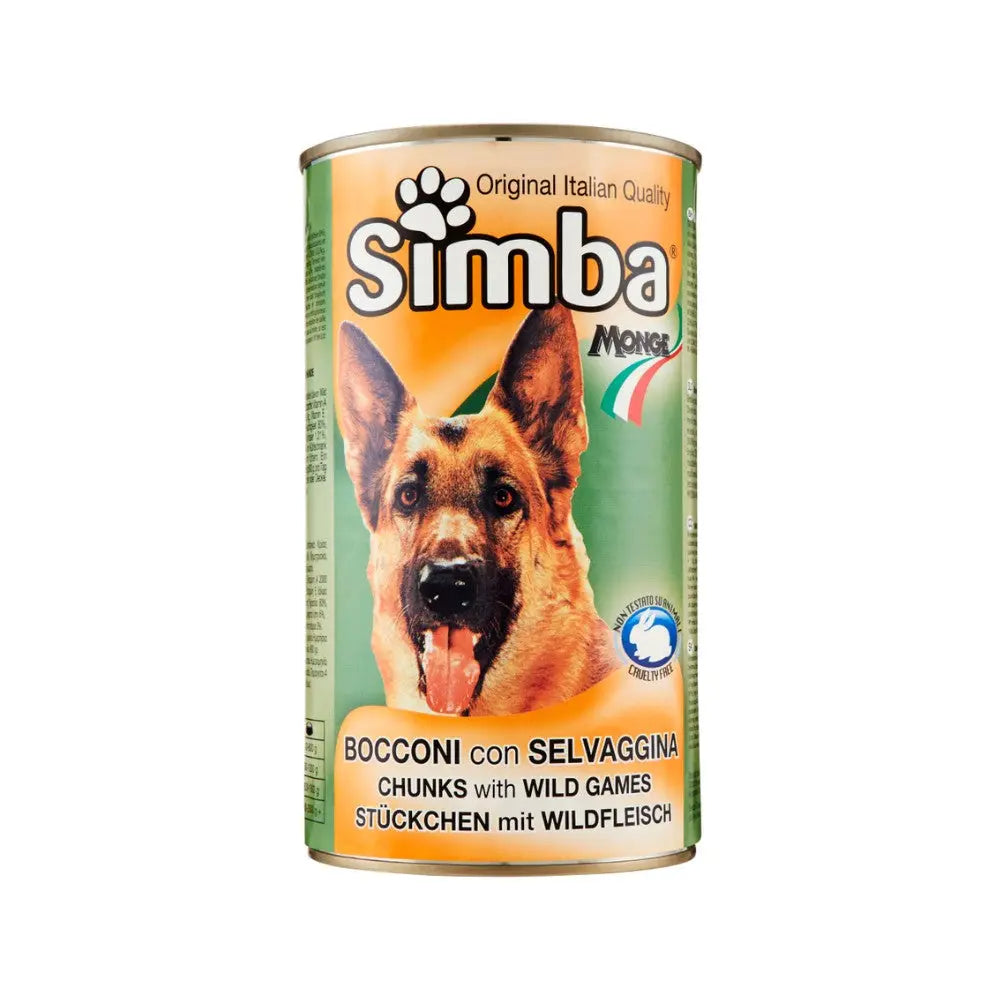 Simba Lata Bocados Comida Húmeda para Perros 1230 gr al mejor precio -Todoanimal.es