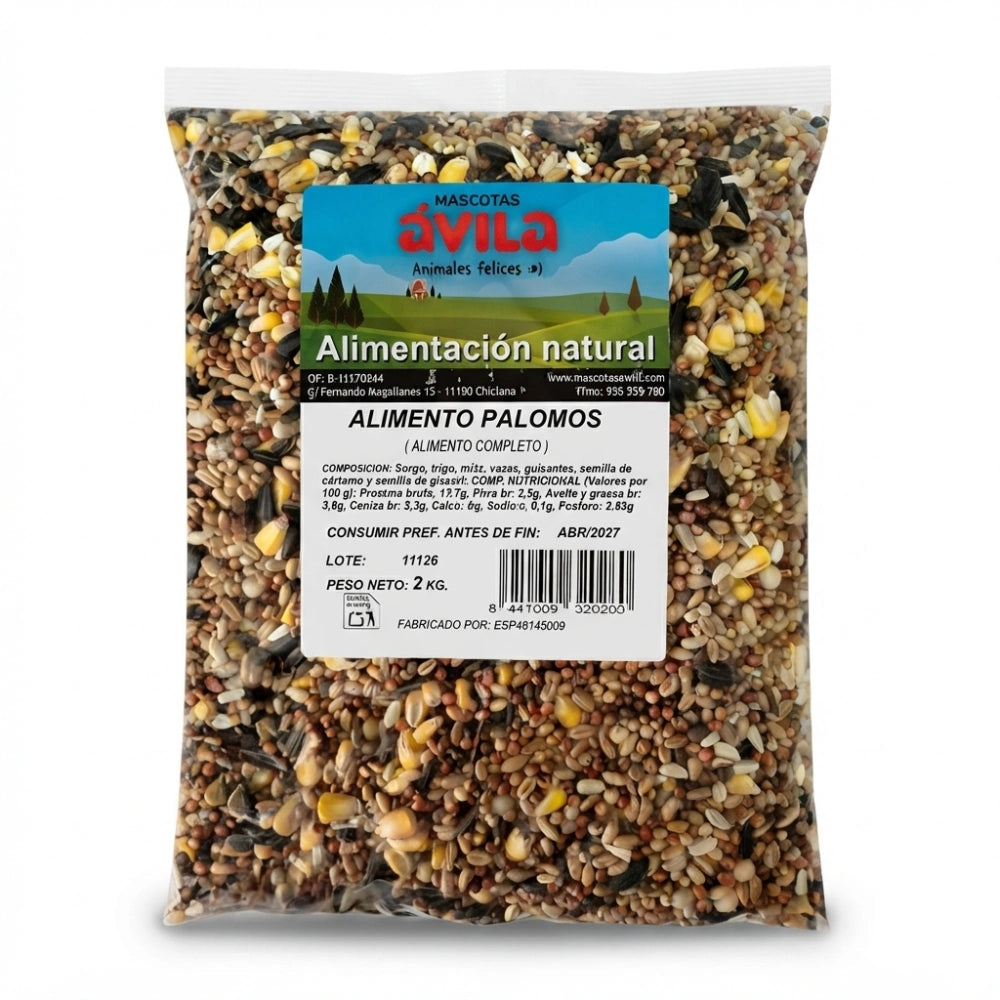 Sinfonía Mixtura Palomo Bolsa 2 kg Comida para Pájaros al mejor precio -Todoanimal.es
