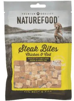 Snack Dog Naturefood Steak Bites Pollo 100G - Precios Más Baratos - Todoanimal