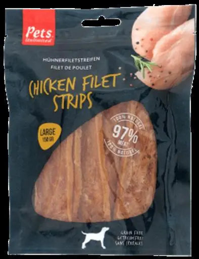 Snack Dog Pets Filete De Pollo Tiras Masticables 150G - Precios Más Baratos - Todoanimal