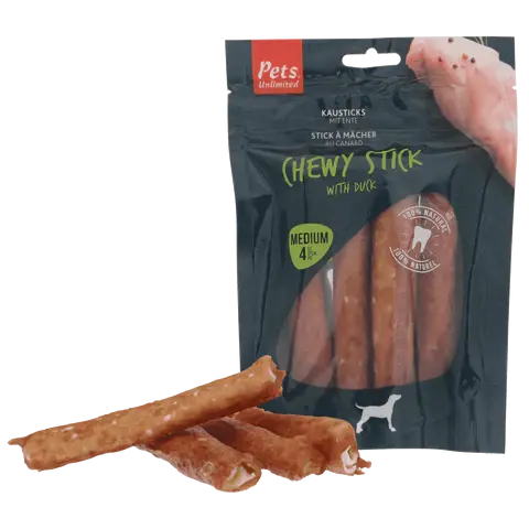 Snack Dog Pets Stick Masticable Con Pato 100G - Precios Más Baratos - Todoanimal
