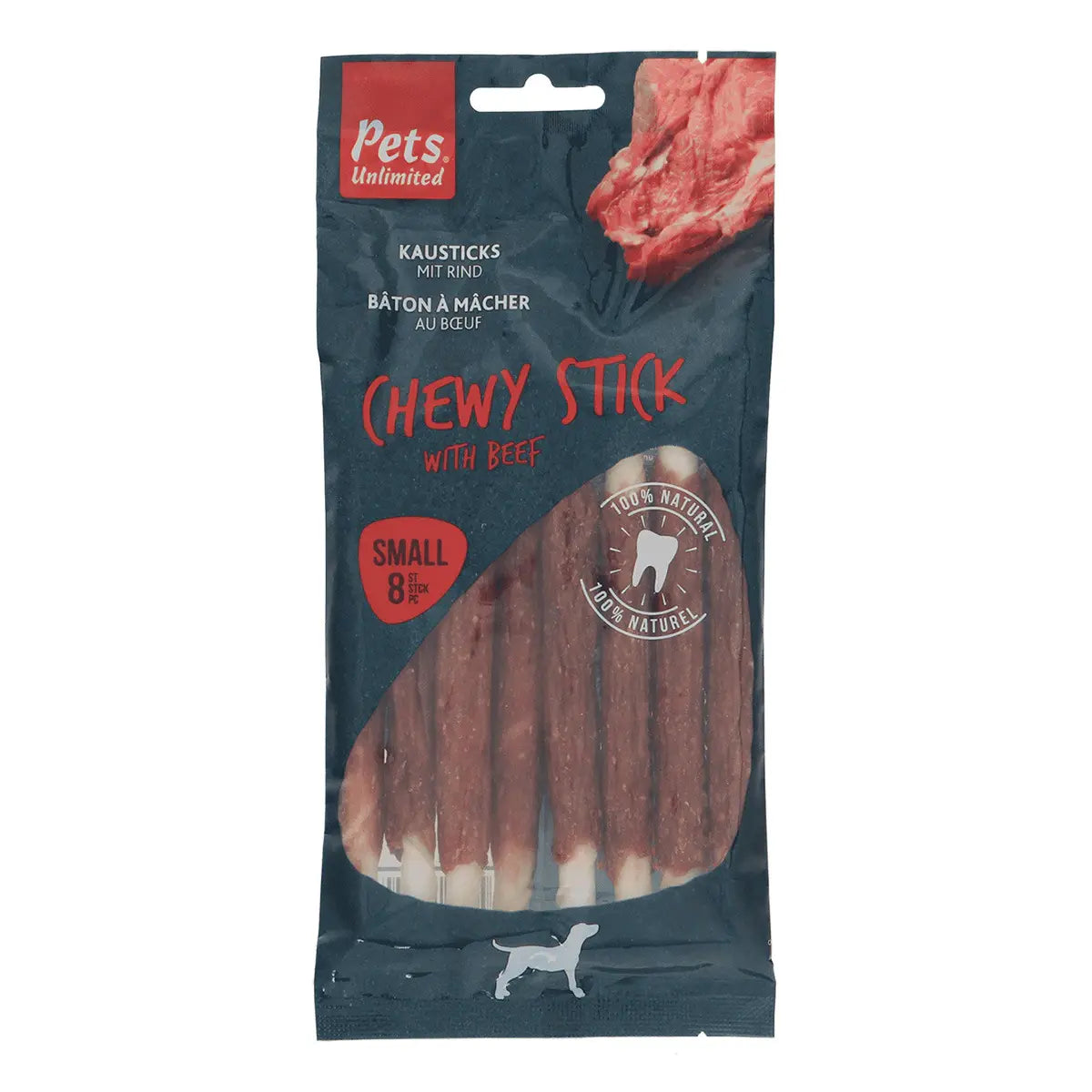 Snack Dog Pets Sticks Masticable Con Carne 72G - Precios Más Baratos - Todoanimal