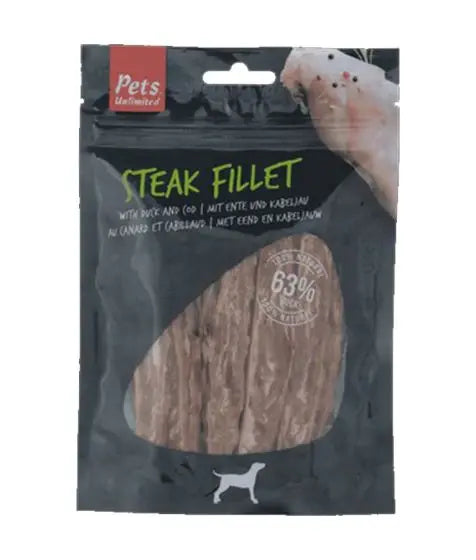 Snack Dog Pets Tiras De Pato Com Bacalao 100G - Precios Más Baratos - Todoanimal