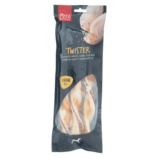 Snack Dog Pets Twisters Grande 3 Sticks 210G