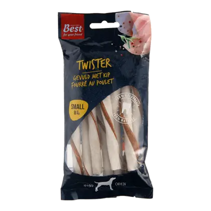 Snack Dog Pets Twisters Pequeño 6 Sticks 90G