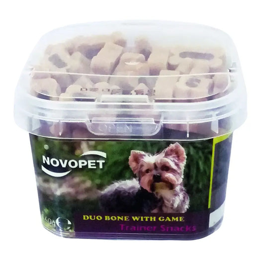 Snack Duo Bone Game 140 g Novopet al mejor precio -Todoanimal.es