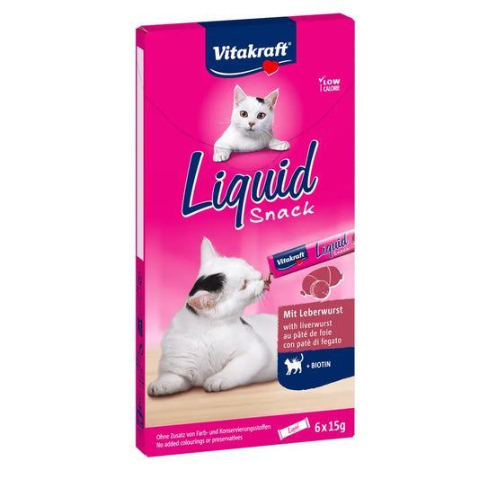 Snack Líquido para Gato VITAKRAFT con Biotina 90g VITAKRAFT