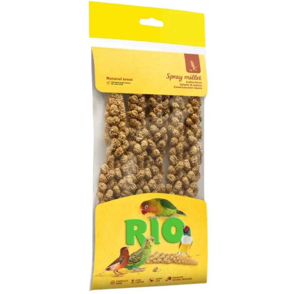 Snack Natural Espiga de Mijo Para Pájaros 100 g Rio al mejor precio -Todoanimal.es