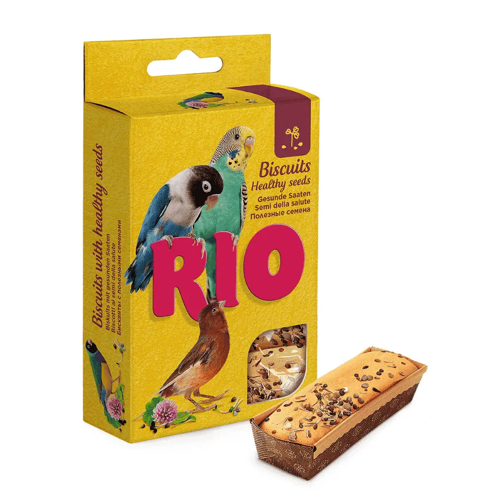 Snack Semillas Saludables Natural Para Aves pack-5X7gr Rio DISTRIVET S.L.