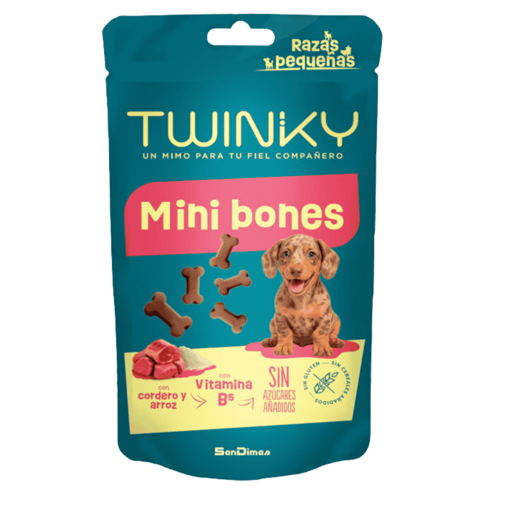 Snack Twinky Minibones 100 g para Perros al mejor precio -Todoanimal.es