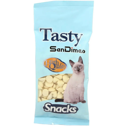 Snacks Tasty Gatos Milky Drops 50 g al mejor precio -Todoanimal.es