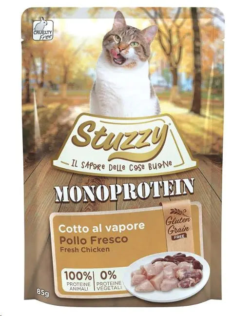 Stuzzy Monoprotein Gato Sobre Grain Free 85Gr Pollo - Precios Más Baratos - Todoanimal