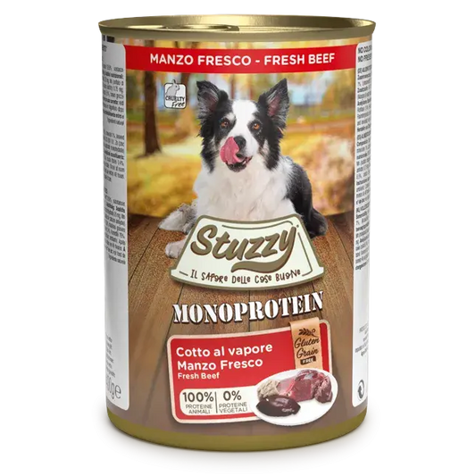 Stuzzy Monoprotein Lata De Perro 400Gr Ternera Fresca