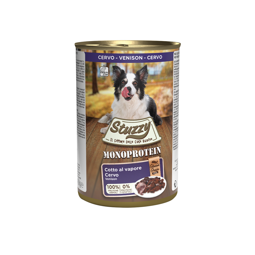 Stuzzy Monoprotein Paté Lata Comida Húmeda Monoprotéica para Perros al mejor precio -Todoanimal.es