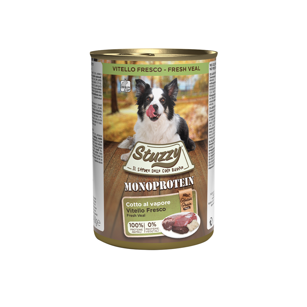Stuzzy Monoprotein Paté Lata Comida Húmeda Monoprotéica para Perros al mejor precio -Todoanimal.es