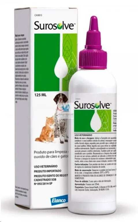 Surosolve Limpiador Otico 125Ml - Precios Más Baratos - Todoanimal