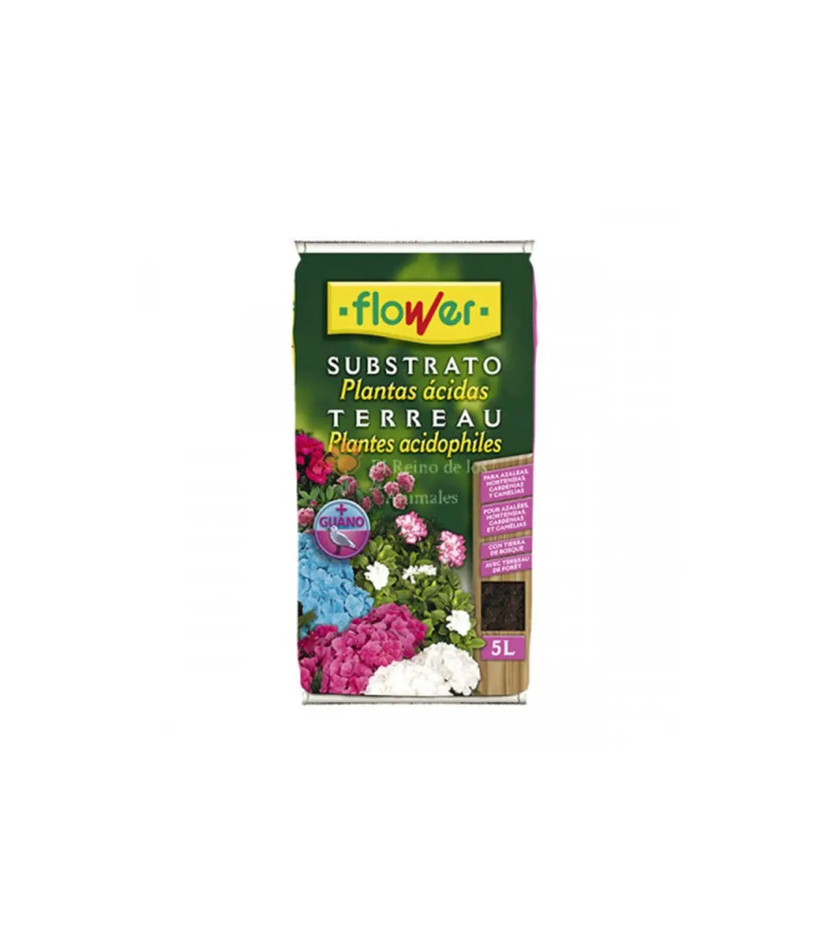 Sustrato Plantas Acidas Flower 5L - Precios Más Baratos - Todoanimal