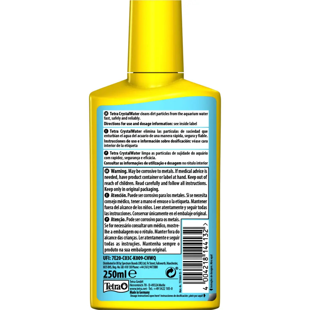 Tetra Crystalwater 250 ml al mejor precio -Todoanimal.es
