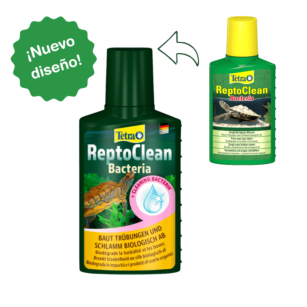Tetra ReptoClean 100 ml Esporas de Bacterias Limpiadoras de Agua para Tortugas al mejor precio -Todoanimal.es