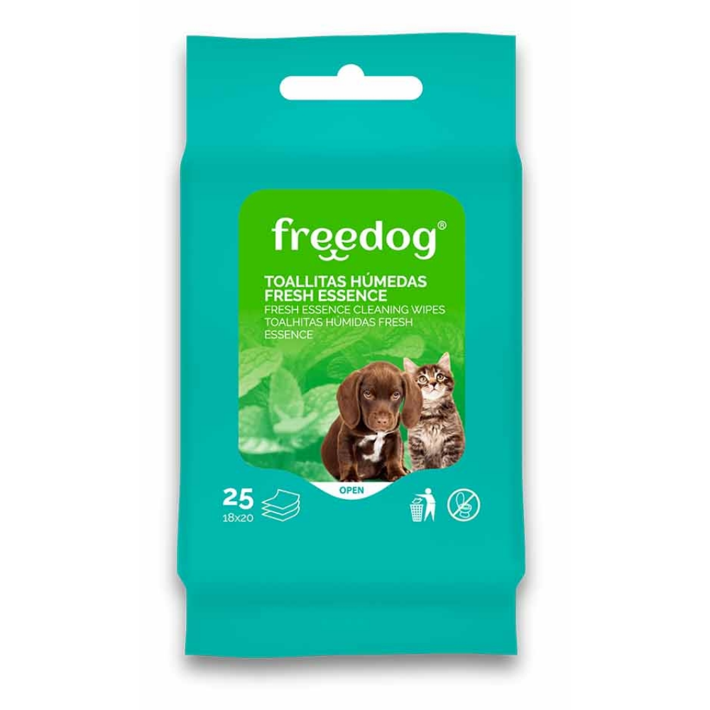 Toallitas Húmedas Fresh (Aloe Vera) Pocket 25Udes 18X20 cm al mejor precio -Todoanimal.es