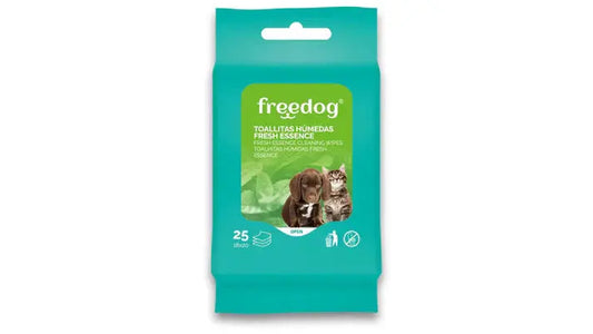 Toallitas Húmedas Fresh (Aloe Vera) Pocket 25Udes 18X20Cm FREEDOG