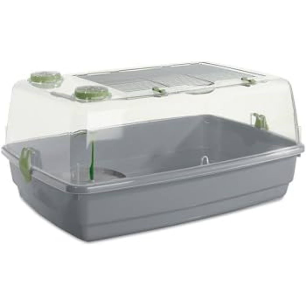 Tortuguera 500 Gris Pistacho (56X38,8X25,5 cm)Voltrega al mejor precio -Todoanimal.es