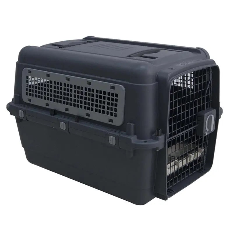 Transportin Perro Rbc Iata M-90 Negro 90X60X68Cm - Precios Más Baratos - Todoanimal
