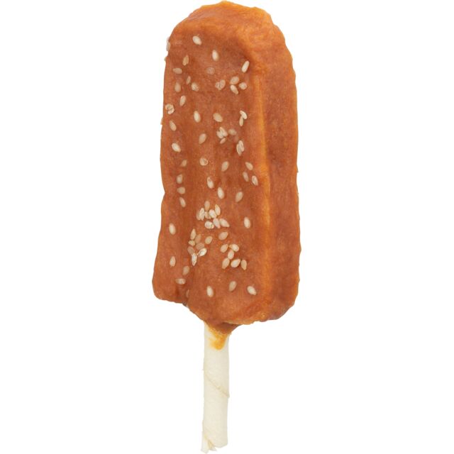 Trixie Snack Denta Fun Chicken Pop con sésamo 12cm al mejor precio -Todoanimal.es