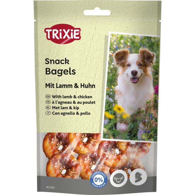 Trixie Snack Lamb Chicken Bagels de Cordero y Pollo para Perros al mejor precio -Todoanimal.es