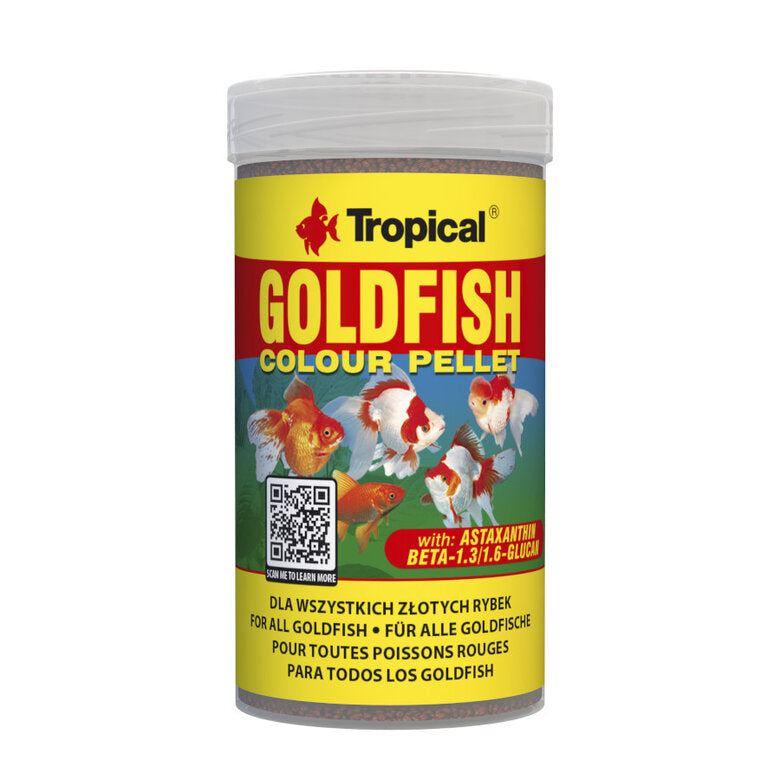 Tropical Goldfish Color Pellets Comida para Peces de Agua Fría al mejor precio -Todoanimal.es
